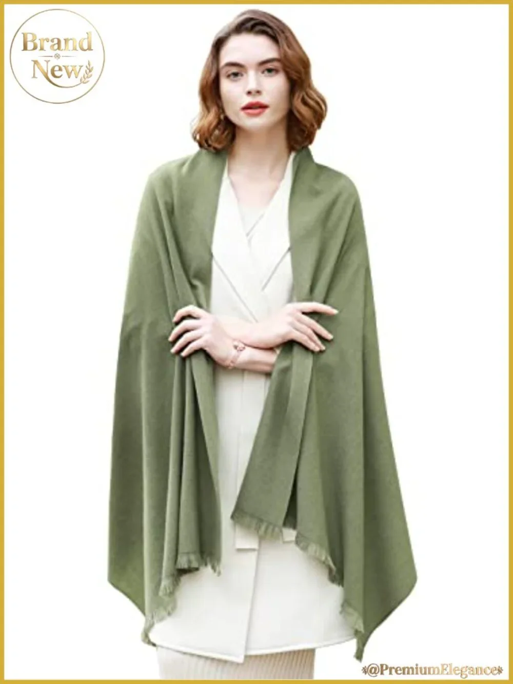RIIQIICHY Women's Pashmina Shawl Wrap Scarf for Evening Dresses, Wedding,
